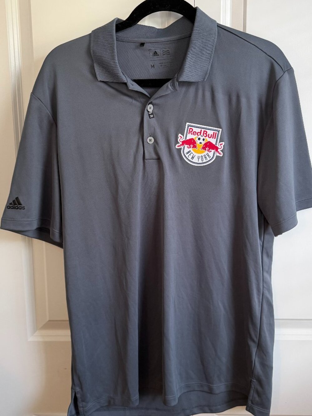 Adidas Men's Grey Red Bulls Shirt